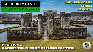 Caerphilly Castle  The Largest in Wales 2nd in Britain [upl. by Arenat]