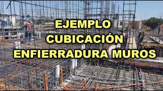 Ejemplo Cubicación Enfierradura Muros [upl. by Ecinwahs526]