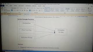 cara membuat kerangka pemikiran dan hipotesis skripsi [upl. by Helfand]