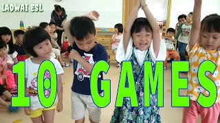 10 ESL games  simple activities kindergarten [upl. by Sessilu]