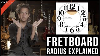 Fretboard Radius Explained  Fender and Gibson [upl. by Solorac]