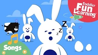 Sleeping Bunnies  Nursery Rhyme for Toddlers  Toddler Fun Learning [upl. by Naivatco95]