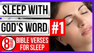 Bible verses for sleep 1 Sleep with Gods Word on 8 Hours Peaceful Scriptures with music [upl. by Helbon]