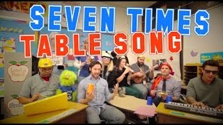 Seven Times Table Song Cups by Anna Kendrick Cover with Classroom Instruments [upl. by Langbehn]