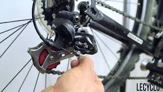 Comment régler un dérailleur arrière de vélo [upl. by Aleibarg70]