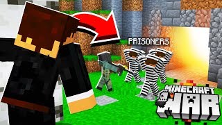 these Minecraft BANDITS are hiding a DARK SECRET Minecraft War 27 [upl. by Wyck]