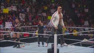 Batista returns at WWE RAW January 20th 2014 HD [upl. by Aurelea]