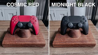 NEW PS5 Controllers Cosmic Red  Midnight Black [upl. by Kaehpos]