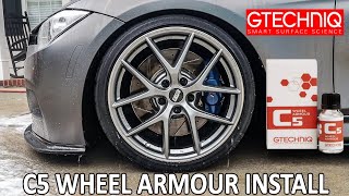 Gtechniq C5 Wheel Armour Install [upl. by Muryh]