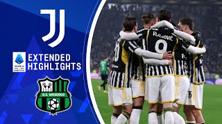 Juventus vs Sassuolo Extended Highlights  Serie A  CBS Sports Golazo [upl. by Einnoj258]