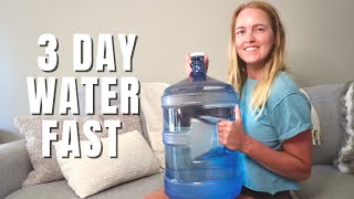 I DID A 72 HOUR WATER FAST  My Tips for Success  Motivation [upl. by Kelula]