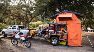 Inside One of the Coolest Custom Camping Trailers Weve Seen  Outside [upl. by Eda]