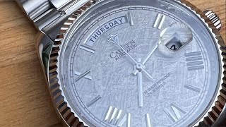 Cadisen Meteorite Dial Day Date Review [upl. by Adnocahs814]