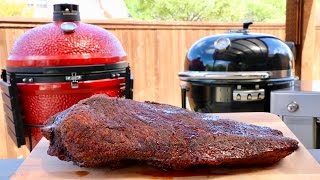 Brisket Throwdown Weber Summit Charcoal Grill vs Kamado Joe Big Joe How to BBQ Smoked Wagyu packer [upl. by Margaux]