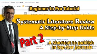 Systematic Literature Review using PRISMA A StepbyStep Guide PART 2 Handson Experience [upl. by Adkins975]