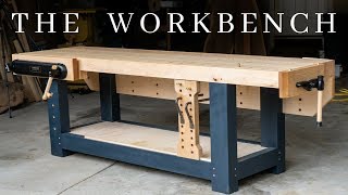 The PERFECT Woodworking Workbench  How To Build The Ultimate Hybrid Workholding Bench [upl. by Loginov62]