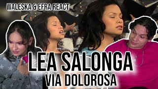 Lea Salonga sings in FLUENT SPANISH😮🤩 Waleska amp Efra react to VIA DOLOROSA  Lea Salonga [upl. by Holle]