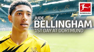 Jude Bellinghams First Day at Borussia Dortmund [upl. by Bijan426]