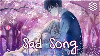 Nightcore  Sad Song Switching Vocals  Lyrics [upl. by Belle610]