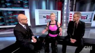 eLEGS exoskeleton on CNN with Ali Velshi [upl. by Tteve]