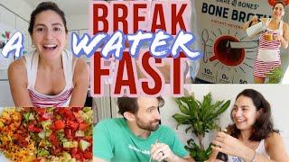 What I Eat After A Water Fast  How to Properly Refeed After A Water Fast  VLOG [upl. by Trevor792]