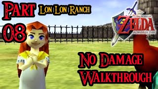 Zelda Ocarina of Time 100 Walkthrough Widescreen HD Part 8  Lon Lon Ranch  Eponas Song  Malon [upl. by Ahsinet]