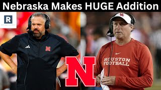 Nebraska Makes MASSIVE Addition To Program  Dana Holgorsen  Nebraska Football News [upl. by Deyas]