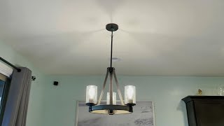 How to Install Kichler 3Light Chandelier [upl. by Anwad509]