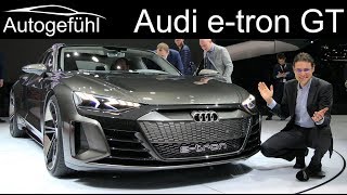 Audi etron GT REVIEW allelectric sportscar  Autogefühl [upl. by Alleen]