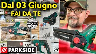 Volantino lidl Parkside fai da te dal 3 giugno 2021 Motosega 12V PARKSIDE PGHSA 12 A1 Muscarella [upl. by Amador]