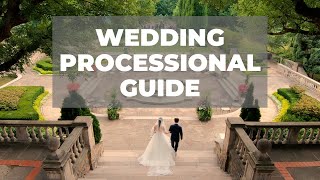 Wedding Processional Order Guide [upl. by Adnamas]