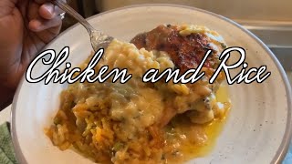 How to make Lazy mans Chicken N Rice one pot Wonder [upl. by Atilek703]