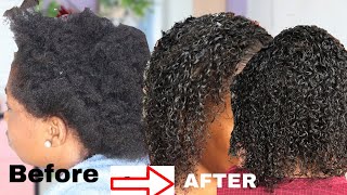 JHERI CURLl ACTIVATOR ON NATURAL HAIR TYPE 4C [upl. by Ailisec]