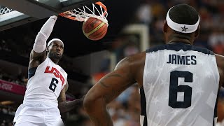 LeBron James The Kings best Olympic moments  NBC Sports [upl. by Ecinahc368]