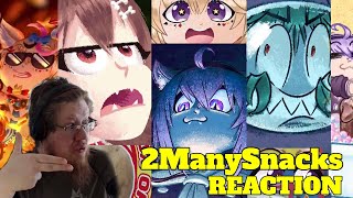 Hololive animations by 2ManySnacks  REACTION [upl. by Yanehs]