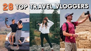 28 TOP TRAVEL VLOGGER channels to follow [upl. by Danforth]