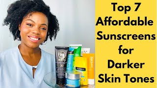 Top 7 Affordable Sunscreens for Darker SkintonesNON ASHYNO WHITE CASTDoctor Recommended [upl. by Hemingway]