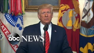 Trump announces death of ISIS leader  ABC News [upl. by Eslek]