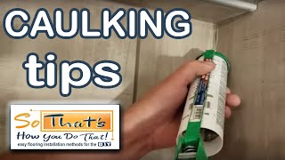 How to caulk corners in a shower [upl. by Adrianna718]