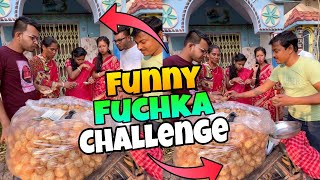 Funny Fuchka Challenge with Family [upl. by Ayocat]