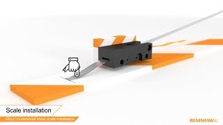 How to install Renishaw RKLC incremental linear encoder scale [upl. by Ahsiener]