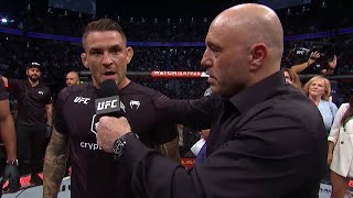 UFC 264 Dustin Poirier Octagon Interview [upl. by Llenrac]