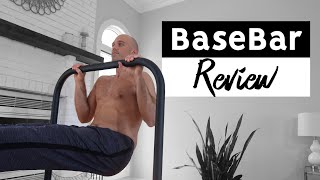 BaseBar Review NEW Portable Pull Up Bar No Mounting [upl. by Aihcropal159]