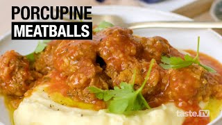 Oldfashioned Australian porcupine meatballs recipe  tastecomau [upl. by Chamberlin73]