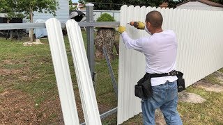 installation dura fence como instalar una cerca [upl. by Wrightson]