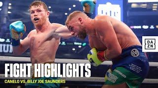 HIGHLIGHTS  Canelo Alvarez vs Billy Joe Saunders [upl. by Darahs]