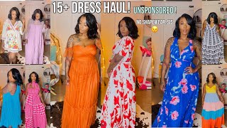 MASSIVE SHEIN DRESS HAUL SPRING 2022 ❤️ 🌸 [upl. by Assylla]