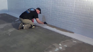 DIY Basement Waterproofing  Step by Step Instructions [upl. by Getraer]