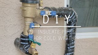 How to Insulate Pipes for Cold Weather [upl. by Davidoff]