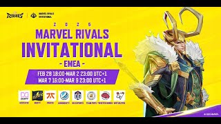 Marvel Rivals Invitational 2025 EMEA Day 4 UTC1） [upl. by Landau]